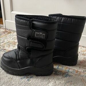 WFS Black Kids Winter Boots